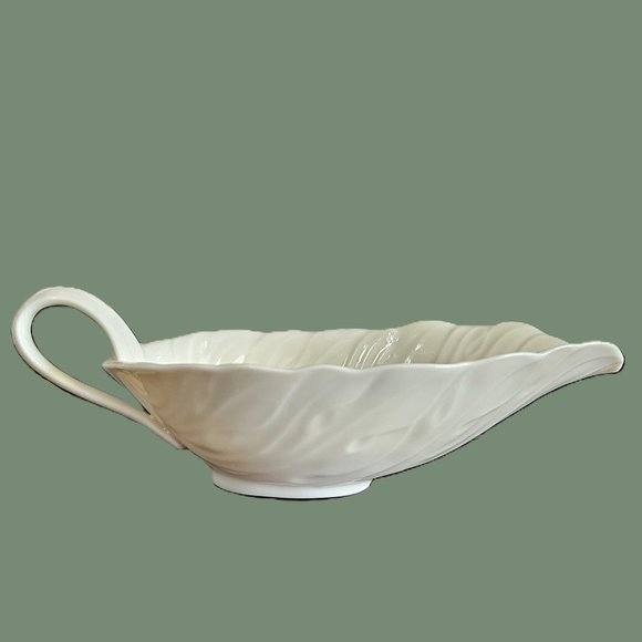 Vintage Lenox Colony Collection Open Sauce Gravy Boat No Trim ca. 1930-1955 - Picture 1 of 16